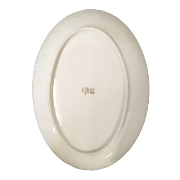 Oval Serving Platter Rosedale by LENOX 13.5 x 10 Mint Condition, Fine China Blue - Picture 3 of 7